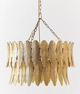 Lámpara Colgante y Candelabro Redondo de Metal y Vidrio en Latón Antiguo Contemporáneo para Decoración Navideña en Interiores y Semi-Interiores - Product Image 4