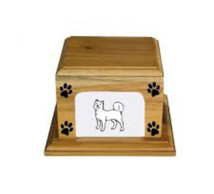 กรอบรูปสัตว์เลี้ยงทำจากไม้โกศสำหรับขี้เถ้ากระดูกโกศทำมือสำหรับแมวและสุนัข - Product Image 4