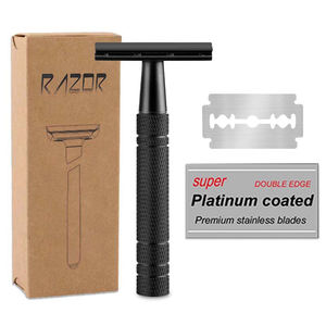 पुरुषों और महिलाओं की सुरक्षा के लिए रेजर पूरे धातु क्लासिक डबल एज रेजर और पुरुषों की सुरक्षा - Product Image 1