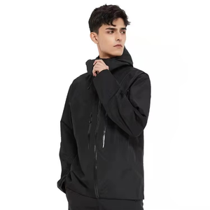 2025 personnalisé conçu pour hommes imperméable à capuche coupe-vent veste de pluie en gros coupe-vent pour la saison d'hiver - Product Image 3