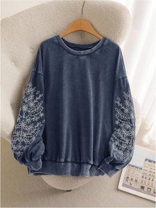 Sudadera con Capucha de Alta Calidad para Hombre, Talla Grande, Felpa Sólida, 100% Poliéster, Transpirable, Otoño, Manga Larga, Cuello Redondo, Informal - Product Image 4