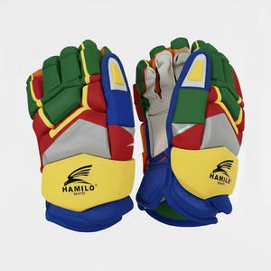 Gants de lacrosse légers et respirants, très vendus, pour la protection des mains lors du hockey sur glace, pour l'entraînement sportif - Product Image 1