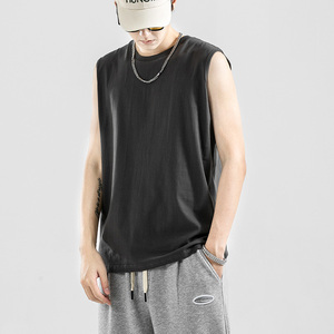 Débardeur Homme en Coton Tricoté 100% Respirant, Style Streetwear Décontracté, Vente en Gros, Service Personnalisé OEM - Product Image 4