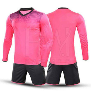 Uniforme de jugadores de portero de fútbol profesional con kits de portero de impresión de poliéster/algodón para logotipo impreso personalizado - Product Image 2