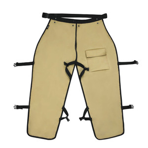Tablier de qualité unisexe avec protection personnelle et tronçonneuse Pantalons de qualité avec poches Vêtements de sécurité Vêtements de travail Hommes Femmes Usine directe - Product Image 1
