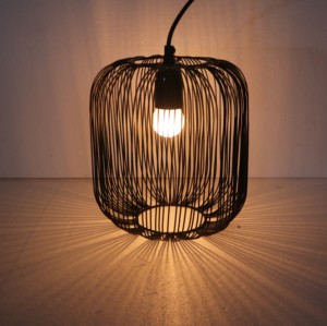 Nueva Lámpara de Techo para el Hogar, Araña de Hierro Negra, Altura Ajustable, Iluminación Colgante Atenuable, Tamaño Mediano, Lámparas Colgantes de Diseño Moderno - Product Image 1