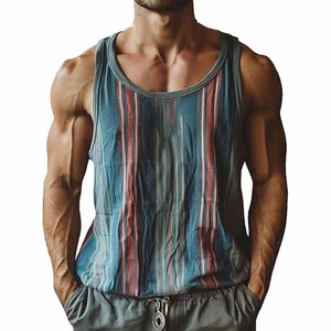 เสื้อกล้ามผู้ชายมาใหม่เสื้อกล้ามผู้ชายแบบสั่งตัดไซส์ใหญ่เสื้อกล้ามแห้งเร็วระบายอากาศได้ดีคุณภาพสูงผลิตโดยชุดเดรสกีฬา - Product Image 1