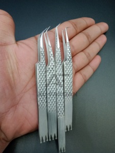 45องศา90องศาสไตล์มงกุฎแหนบติดขนตาสแตนเลสปริมาณการออกแบบใหม่แหนบกระจกขัดเงาขนตาสูง - Product Image 4