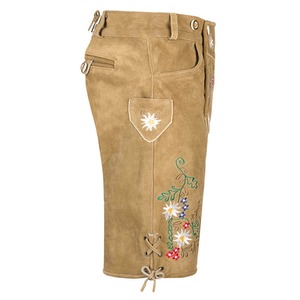 Lederhosen บาวาเรียนเลเดอร์ hosen หนังแท้สำหรับผู้ชายดีไซน์ใหม่คุณภาพดีผลิตตามสั่ง - Product Image 3