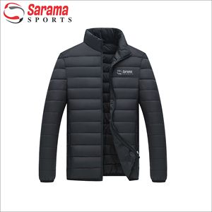 Wholesale Custom Men'S Winter Coat Streetwear <b>logo</b> Jacket Warm Thick Bubble Puffer Plus Size Men's Jackets - Product Image 1