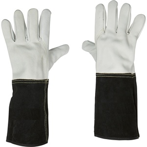 Gants Tig imperméables anti-impact et ignifuges XL Bon marché Protection électrique en cuir pour le soudage/usage général Mig Tig - Product Image 1
