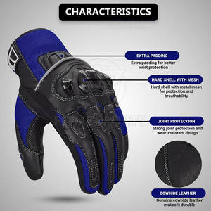 New Arrival Design Motorbike Gloves Real Genuine Motorbike Gloves Cowhide Motorbike Gloves - Product Image 2