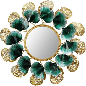 High Quality Metal Iron Handmade <b>Wall</b> <b>Mirror</b> Elegant Leaf Design Home Decor <b>Wall</b> <b>Mirror</b> Wedding Decoration Accessory For Sale - Product Image 1