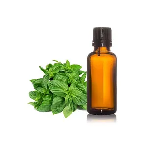 Leading Supplier of Good Quality Best Selling Bulk 100% Pure Basil Essential Oil for Wholesale Purchase