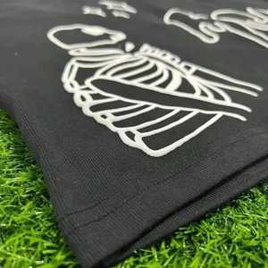 เสื้อยืดสตรีทแวร์สำหรับผู้ชายเสื้อยืดโอเวอร์ไซส์ไหล่ตกไหล่ทรงหลวมโลโก้พิมพ์ลายสกรีนได้ตามต้องการ - Product Image 5