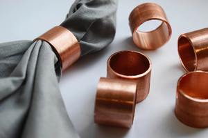 <b>wedding</b> <b>napkin</b> rings copper <b>napkin</b> rings industrial <b>napkin</b> ring copper table setting housewarming giftnapkin rings <b>napkin</b> holder - Product Image 5