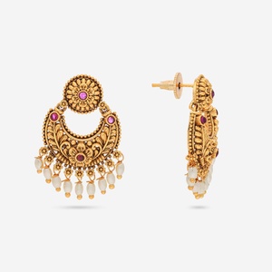 Boucles d'oreilles chandelier de style antique 189160 - Product Image 4