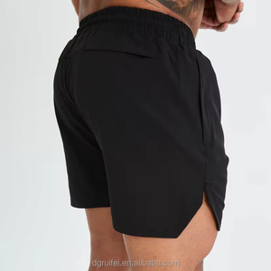 กางเกงขาสั้นผ้าฝ้ายสำหรับผู้ชายกางเกงขาสั้นสำหรับออกกำลังกายวิ่งออกกำลังกายระบายอากาศได้ดี - Product Image 3