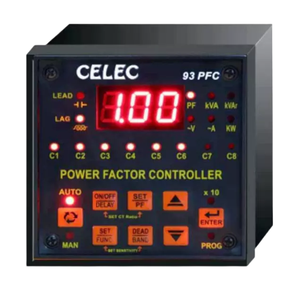 Controlador Automático de Factor de Potencia Eléctrico de 6 Entradas con Relé, Pantalla LED de 1.00\", Personalizable OEM, Marca CELEC para Uso Comercial - Product Image 6