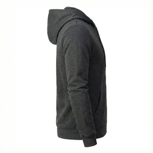 ผู้ผลิตเสื้อสเวตเชิ้ตผ้าคอตตอนผสมโพลีเอสเตอร์เนื้อหนาแบบมีฮู้ด สีตัดกันที่แขนเสื้อ สำหรับผู้ชาย พร้อมโลโก้สั่งทำได้ - Product Image 3