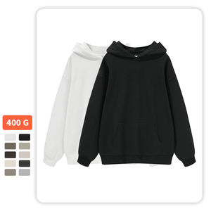 เสื้อฮู้ดผ้าฝ้ายโอเวอร์ไซส์สำหรับผู้ชายเสื้อสเวตเตอร์แฟชั่นลำลองแนวสตรีท - Product Image 2