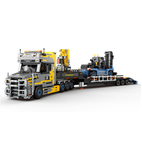 Colección original de bloques de construcción de camiones pesados |   Camión Europeo |   Camión Americano |   Transporte de Ingeniería