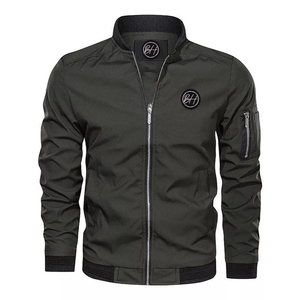 Blousons bombardiers pour hommes Blousons bombardiers pour hommes avec logo design personnalisé Blouson aviateur à la mode pour hommes vente en gros Veste pour hommes personnalisée et coupe-vent - Product Image 2