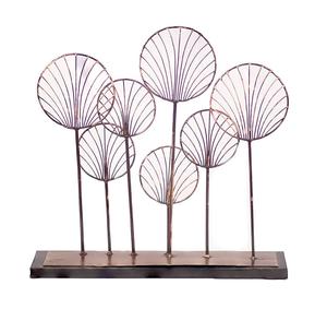 Figura decorativa de mesa estatua Color dorado decoración del hogar escultura de estrella de mar en Base de Metal para el hogar Hotel Villa - Product Image 6