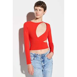 Blusa Asimétrica con Lazo en la Cintura - Product Image 2