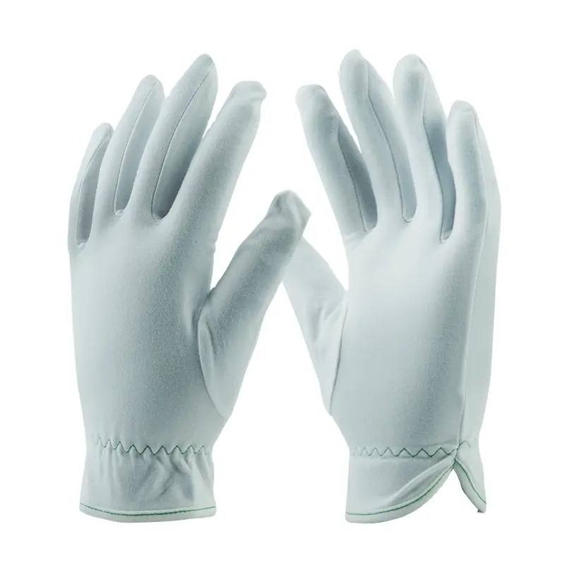 Guantes Blancos de algodón de alta calidad, guantes de trabajo, de fábrica