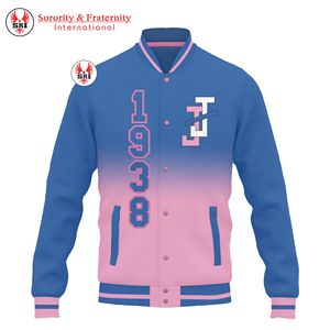 Veste Letterman brodée avec patch en chenille personnalisée 100% laine Vintage Jack et Jill Bomber Baseball Varsities Jacket pour hommes - Product Image 4