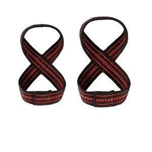 Muñequeras unisex para entrenamiento de gimnasio, logotipo personalizado, venta al por mayor, equipo de levantamiento de pesas de 8 figuras, resistente, peso ajustable, antideslizante - Product Image 2