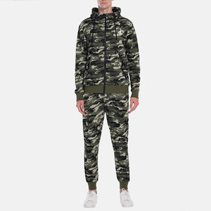 2025 nouveauté hommes Camouflage survêtement bonne qualité à capuche col solide motif usine en gros à bas prix - Product Image 1