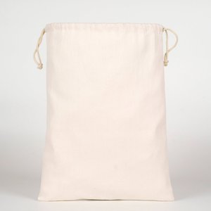 Custom Logo Cotton Drawstring <b>Pouch</b> 12 X 16\" <b>Laminated</b> 4 oz for Clothing Watches Packaging and Dust with Embroidery Logo - Product Image 6