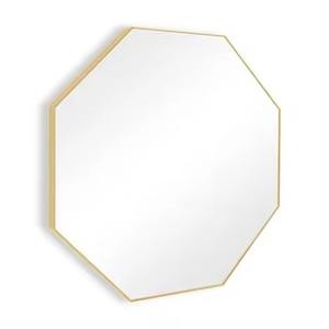 Miroir mural moderne en métal rond et élégant pour la décoration de la maison, verre haut écologique, couleur personnalisée, meilleur vendeur - Product Image 4