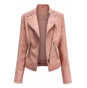 Veste en cuir pour femmes veste en cuir légère et respirante de qualité supérieure pour femmes vente en gros - Product Image 1