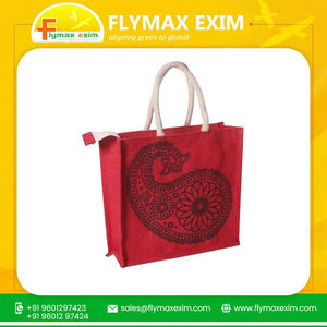 Custom Eco Large Natural <b>Jute</b> <b>Tote</b> Black <b>Bag</b> With Company Logo - Product Image 6