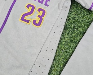 Customized Men Embroidery <b>Baseball</b> Uniform Best Quality Sport Wear Custom Logo Button Down <b>Baseball</b> Uniform For Men - Product Image 5