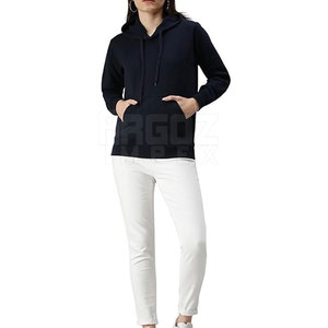 เสื้อฮู้ดผ้าฝ้าย100% สำหรับผู้หญิง, เสื้อผ้าลำลองระบายอากาศได้ดี - Product Image 6