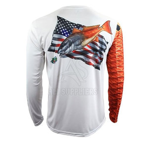 Camisas de pesca de último diseño de servicio OEM camisas de pesca de impresión por sublimación personalizadas - Product Image 2