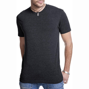 เสื้อยืดคอกลมผู้ชาย ผ้าฝ้าย 100% คุณภาพสูง ระบายอากาศได้ดี เป็นมิตรกับสิ่งแวดล้อม พร้อมบริการสกรีนโลโก้ตามสั่ง รับผลิตแบบ OEM ขายส่ง - Product Image 1