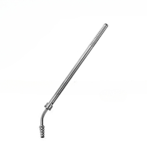 ท่อดูดพูลเครื่องมือผ่าตัดท่อสเตนเลสสตีลโค้งขนาด22.5ซม. ดีไซน์แบบมืออาชีพ - Product Image 1