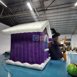 Carpa inflable para Halloween, decoración <span class=keywords><strong>de</strong></span> fiesta <span class=keywords><strong>de</strong></span> publicidad, casa inflable <span class=keywords><strong>de</strong></span> bruja, tienda <span class=keywords><strong>de</strong></span> casa para Halloween - Product Image 4