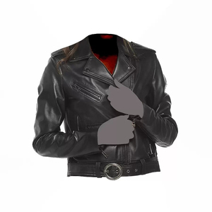 Stylish Men's Custom Street Style Leather <b>Jacket</b> with Fashionable Embroidery for Winter - Product Image 4