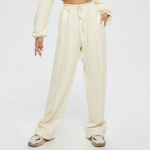 Pantalones de chándal Premium para mujer, pantalones de chándal de gran tamaño, venta al por mayor, pantalones holgados acampanados transpirables para mujer, pantalones de chándal con cordón para mujer - Product Image 5