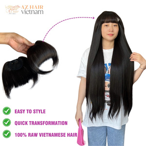 Fringe Closure Hair in Front 15$ Per Piece Vietnamese Human Hair Cheap Price in Wholesale Vietnam Hair - Product Image 6