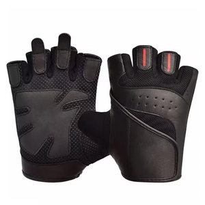 New Arrival Customizable Size Color Genuine Cowhide Cowhide Half Figure Fitness <b>Gym</b> Gloves for Cycling Sports <b>Weight</b> - Product Image 2