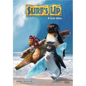 Carte postale Surf's up en papier durable pour décoration murale - Product Image 1