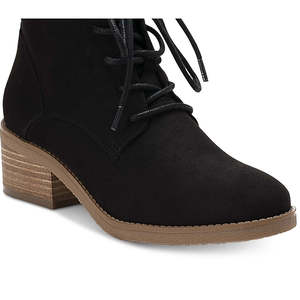 Stivaletti Chelsea Neri da Donna Style & Co Rizio con Lacci e Soletta Traspirante in PU per Autunno Inverno Taglia 6 M - Product Image 2