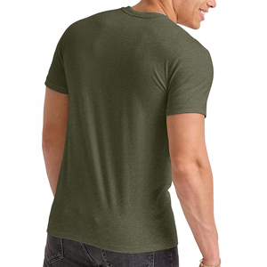 T-shirt de poids lourd de qualité supérieure 100% coton T-shirts à manches courtes col rond hommes T-shirt personnalisé T-shirts décontractés - Product Image 5